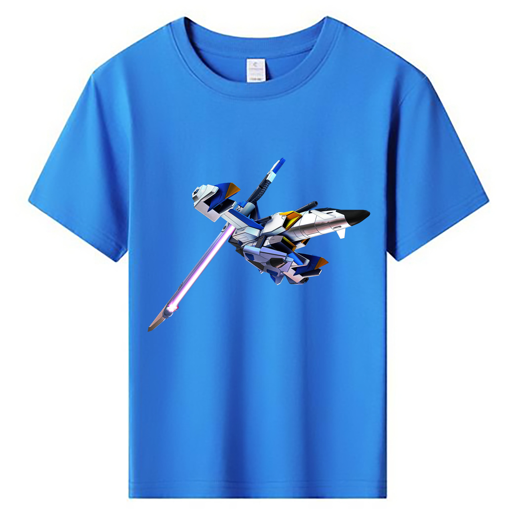 （画像用） 機動戦士ガンダム Mobile Suit Gundam 綿100％キッズTシャツ（フロントプリント）